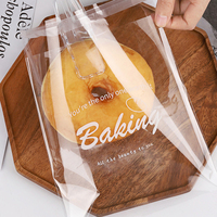 Sacs en BOPP transparents autocollants imprimés sur mesure, de qualité alimentaire, petits sacs pour boulangerie, bonbons, gelées, en-cas