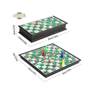 बड़ा पहेली खेल बोर्ड Suppliers-उच्च उत्पाद गुणवत्ता प्रचारक बीटी पोर्टेबल चुंबकीय प्लास्टिक सांप और सीढ़ी के शतरंज बोर्ड खेल खिलौना