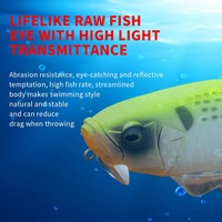 1 pièce Leurre Minnow Double Festival à coulée lente 220mm 112g, lancer extra-longue portée, avec hameçons en acier inoxydable pour la pêche