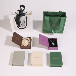 Custom Logo Recyclable Magnetic Closure Square <b>Book</b>-Style Satin-Lined Paper Jewelry <b>Box</b> for Ring Earring Necklace Packaging <b>Box</b> - Product Image 6