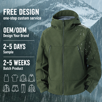 Vestes décontractées unisexes écologiques personnalisées pour l'automne, avec fermeture éclair, coupe-vent, imperméables, en softshell, à capuche, pour l'extérieur