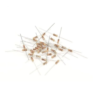 Résistance à film de carbone 1/4W 3,3 <span class=keywords><strong>ohm</strong></span> 33R <span class=keywords><strong>330</strong></span> <span class=keywords><strong>ohm</strong></span> 3,3K 33K 330K 3,3M, anneau quatre couleurs, 0,25 watt - Product Image 1