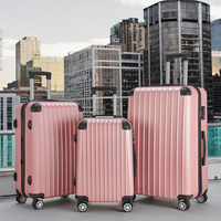 Ensemble de valises trolley unisexe étanches en ABS, nouveau modèle à roulettes pivotantes, prix usine