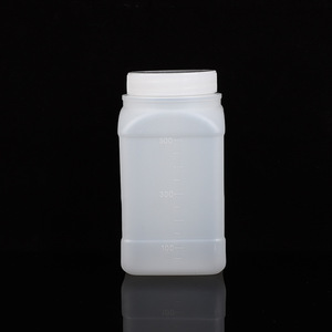 Botella Hirozumi Pe de boca ancha de 500 ml, graduada, para muestras y reactivos, para uso en laboratorio. - Product Image 1