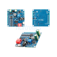 Módulo DE REPRODUCTOR DE MP3 de voz de 12V, 24V, 10W, 20W, 9 vías, audio de disparo uno a uno, 32Mbit (4MByte), formato de decodificación de MP3 WAV