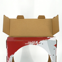 Caja de Cartón Corrugado con Ventana Circular Impresa Personalizada para Exhibición de Productos Deportivos de Fútbol Tamaño 5