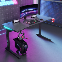 Nouvelle table d'ordinateur extensible en métal intelligente et économique pour le jeu, design moderne, utilisation à domicile ou au bureau