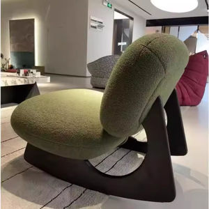 เก้าอี้โซฟาไม้แข็งดีไซน์แบบนอร์ดิกเฟอร์นิเจอร์บ้านสุดสร้างสรรค์หรูหราสำหรับโรงแรมโฮมสเตย์ห้องนั่งเล่นห้องประชุมแขก - Product Image 3