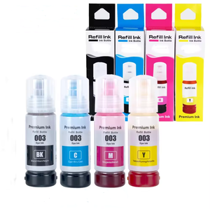 Asseel ألوان متوافقة مع المياه بالجملة 003 زجاجة تعبئة 70 حبر Tinta لطابعة E-pson L3100 L5196 L3110 L3150