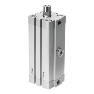 Cylindre de serrage rotatif Festo CLR-12-10-L-P-A en aluminium, double action, pièce pneumatique - Product Image 2