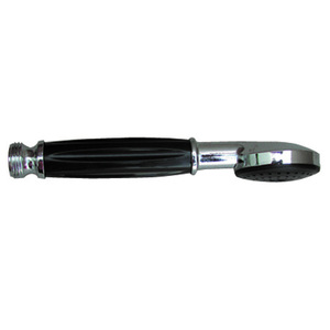 Set di Accessori per Doccia con Soffione Dritto Nero - Product Image 1