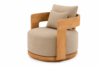 Ensemble de canapé et table basse en teck minimaliste moderne pour hôtels, villas, cours