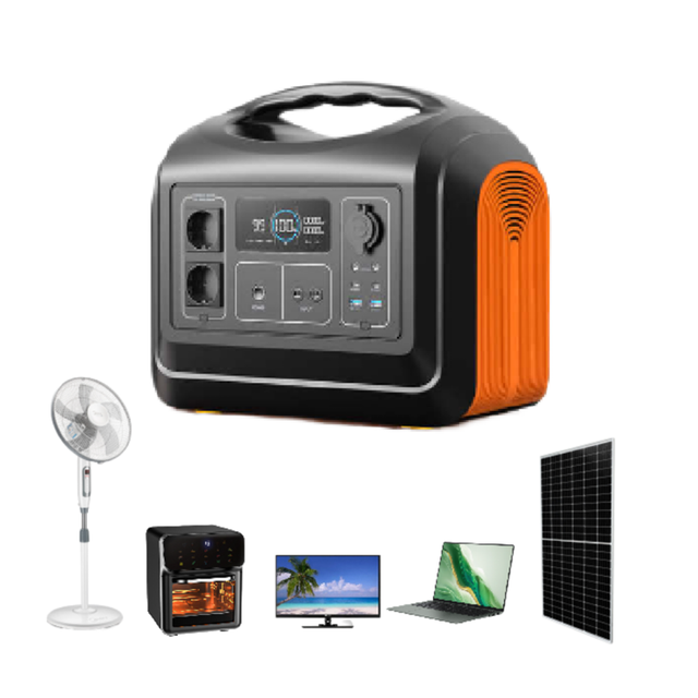 1200w Portable Power Station Lifepo4 Battery Outdoor Backup Emergency Power Supply Solar Generator