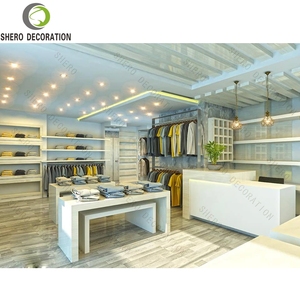 ตู้โชว์เสื้อผ้าสำหรับผู้ชายตู้โชว์ทนทานสำหรับเสื้อผ้าผู้ชายเสื้อผ้าร้านค้าดีไซน์ภายใน - Product Image 5