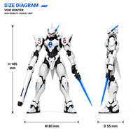 Waker Figurine d'action en PVC personnalisée de plus de 20 ans d'expérience, Robot de combat Mecha Warrior Void Hunter Assault Unit, Jouet de collection OEM