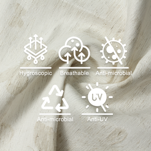 Cln01 # New Arrival 65% cotton, 25% linen, 10% nylon Jacquard vải, nylon cotton linen bướm vải, mềm mại sang trọng vải - Product Image 4