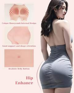 Mutandina Modellante <span class=keywords><strong>Push</strong></span> <span class=keywords><strong>Up</strong></span> Imbottita in Silicone per Fianchi da Donna per Drag Queen e Crossdresser - Product Image 3