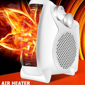 Chauffage électrique portable à convection avec télécommande, 2 vitesses, ventilateur, affichage numérique, 1000W, couverture de 249 pieds carrés, classe A+++ en termes d'efficacité énergétique - Product Image 6