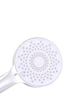 Douche à main triple sortie d'eau, installation facile, haute pression, effet pluie, écologique, chromée, en ABS, design moderne, pour salle de bain