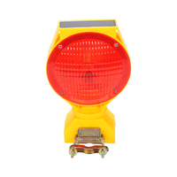Cône de signalisation à LED solaire à haute visibilité, non réfléchissant, clignotant, avec 100 heures d'autonomie