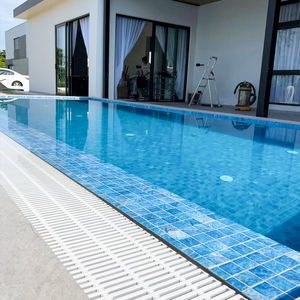 Piscine modulaire creusée en fibre de verre de grande taille 8m d'équipement extérieur de station thermale - Product Image 2