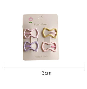 Clip BB en forma de estrella brillante de Color sólido a la moda, bonitos pasadores de Metal, horquillas, tocados brillantes para niños, primer cabello de seguridad - Product Image 2