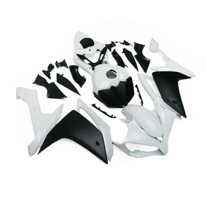 Kit Carrosserie Moto pour Yamaha YZF <span class=keywords><strong>R1</strong></span> <span class=keywords><strong>2007</strong></span> 2008 Carénages Plastique Blanc Noir - Product Image 2