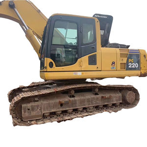 Excavadora japonesa de alta calidad PC220 PC220-6, excavadora usada Komatsu de 22 toneladas, excavadora hidráulica sobre orugas grande - Product Image 1