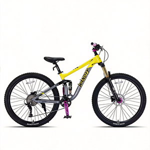WANDYY 27.5インチ フルサスペンション マウンテンバイク 1x9速 油圧ブレーキ - Product Image 1