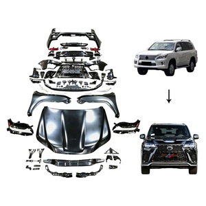 Venta al por Mayor de Fábrica: Kit de Carrocería para <span class=keywords><strong>Lexus</strong></span> <span class=keywords><strong>LX</strong></span> <span class=keywords><strong>570</strong></span> 2008-2015, Modelos <span class=keywords><strong>LX</strong></span> Actualizados a LX600 <span class=keywords><strong>2023</strong></span>, con Parachoques Delanteros/Traseros y Capó - Product Image 1