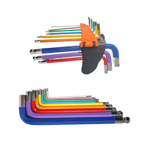 CRV Steel Color-Coded Ball End Hex Torx Key <b>Set</b> Metric High <b>Torque</b> Allen Wrench Tool Kit - Product Image 6