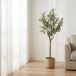 Arbre d'olivier artificiel en gros, design détachable, tronc en PE, plante artificielle en pot pour intérieur/extérieur, maison, bureau, prix abordable, OEM - Product Image 3