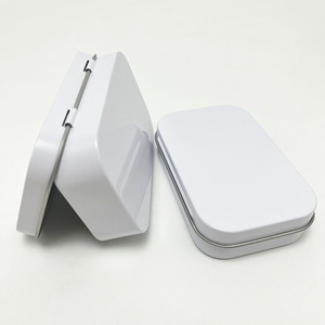 Caja de almacenamiento de hojalata/contenedor de lata de Metal/<span class=keywords><strong>rectangular</strong></span>/vacío para cosméticos joyería DIY costura monedas de caramelo - Product Image 5