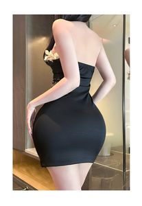 Elegante y Sexy Camisón de Satén con Espalda Descubierta, Estilo Clubwear, Vestido Mini Ajustado sin Mangas, Lencería para Mujer, Ropa de Dormir, en Oferta - Product Image 5