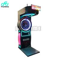 Machine de jeu de boxe à fort impact, Boxing King 2, machine d'arcade à monnayeur avec affichage du score et lumières LED.