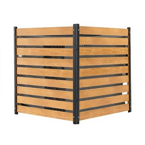 Vente en gros usine – Panneaux de sécurité modernes en aluminium noir 6x8 pour clôture métallique plate ornementale – Modélisation 3D pour la sécurité domestique - Product Image 2