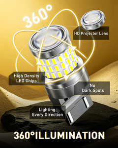 Bombilla LED de Repuesto AUXITO 3157 T25 de 12V para Luz de Freno Trasera, Bombillas LED de Reversa 4157 3156 - Product Image 1