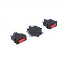 Interruptor Marino Tipo KCD1-110, Ultrafino, de 2 Velocidades, Rojo y Negro, 6A250V9.5*21MM, Interruptor para Instrumentos