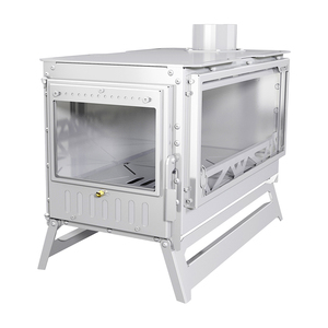Estufa Portátil de Acero Inoxidable para Exteriores, de Leña Seca, con Regulador de Humo, para <span class=keywords><strong>Camping</strong></span> y Cocina en Todas las Estaciones - Product Image 1
