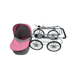Cochecito de Muñecas de Estilo Novedoso Oferta 2021 con Capazo Extraíble Coche de Juguete para Muñecas de Simulación - Product Image 4