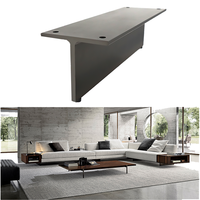 Pieds de canapé en alliage d'aluminium de style moderne, pieds de table solides, pieds de meubles en métal pour canapé Vangeni H3192