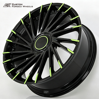 Jantes monobloc forgées polies à rayons multiples 18-20 pouces 7-16J 5x112 5x114.3 5x120 pour Audi Porsche Benz Maserati Tesla
