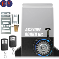Kit moteur de portail coulissant à ressort 370W 800kg à livraison rapide avec mode piéton et fonction tirer-pousser