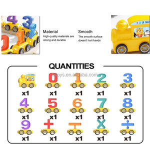 Lucky Toys 31pcs Magnetic Digital <strong>Train</strong> Dragging Building Blocks Toy Car <strong>Magnet</strong> Game Magnetic Game for Kids - Product Image 3