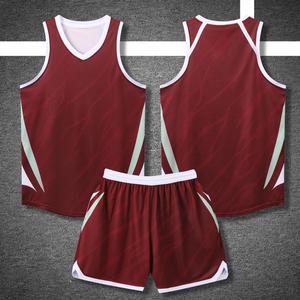 Ensembles de maillots de basket-ball pour hommes, sans manches, été, imprimé, broderie, t-shirt respirant, grande taille - Product Image 5