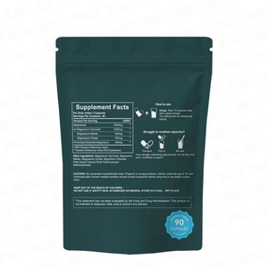 90 Cápsulas Vegetarianas de Magnesio Glicinato Complejo 3 en 1, Suplemento Complejo 3 en 1 con Vitamina D3 Vegana, 1800 mg de Magnesio Glicinato - Product Image 2