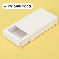 Scatole Lunghe in Carta Kraft con Finestra in PVC, Confezioni Regalo Rettangolari Trasparenti con Coperchio