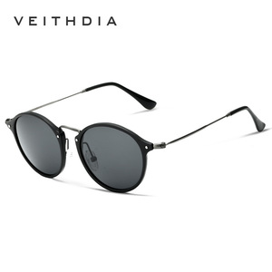 Veithdia Unisex Aluminum Magnesium Alloy Full Rim Polarized Sunglasses UV400 Type 3 TAC Lens Light Weight - Product Image 4