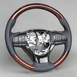 พวงมาลัยสปอร์ตทำจากไม้พีชแบบสปอร์ตสำหรับ <span class=keywords><strong>Lexus</strong></span> RCF GS350 SC430 <span class=keywords><strong>350</strong></span> 250 LX570 RX350 - Product Image 3