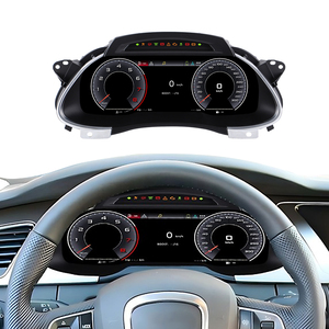 Compteur de vitesse numérique Mookaka 12,3 pouces pour <span class=keywords><strong>Audi</strong></span> <span class=keywords><strong>A4</strong></span> 2009-2012, tableau de bord LCD, instrument de tableau de bord, plug and play - Product Image 1